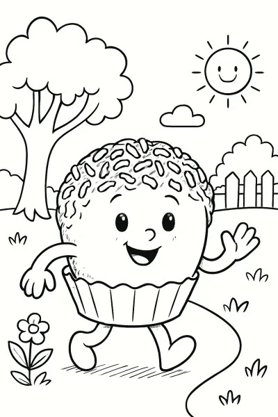 Brigadeiro para colorir 11