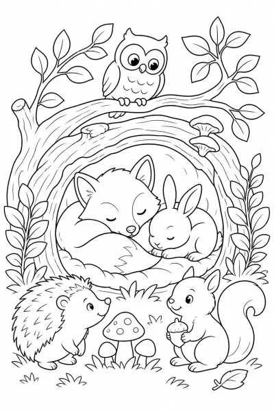 Animais para colorir 04