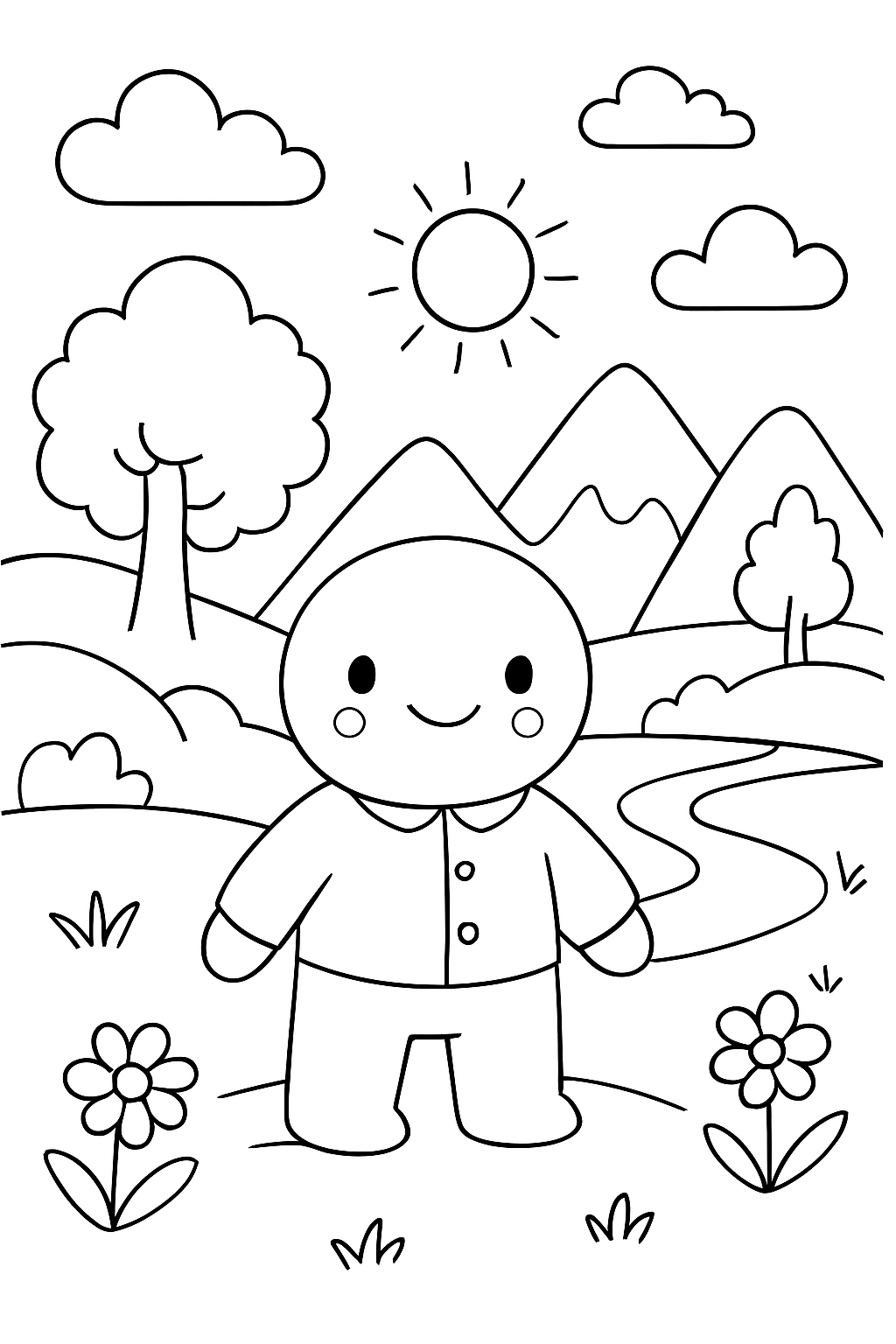 Camisa para colorir 10