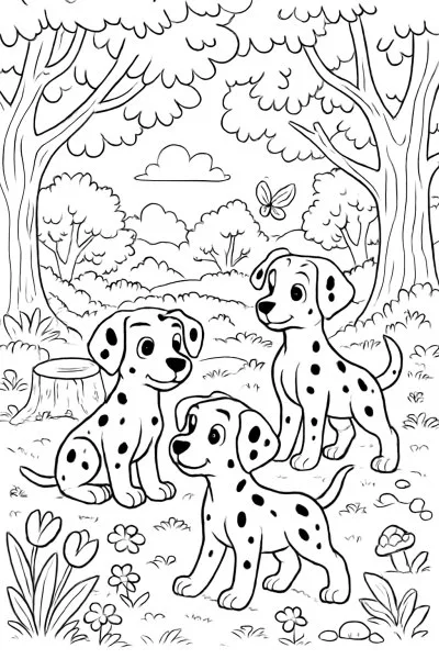 101 Dálmatas para colorir 13