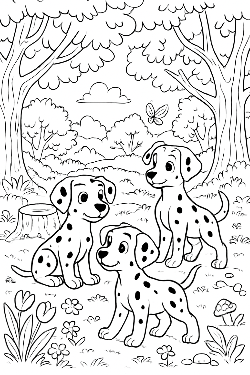 101 Dálmatas para colorir 13