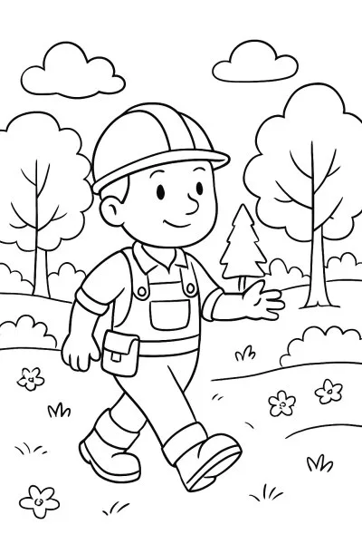 Bob, o Construtor para colorir 13