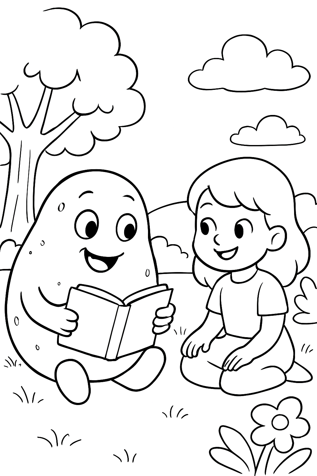 Batata para colorir 05