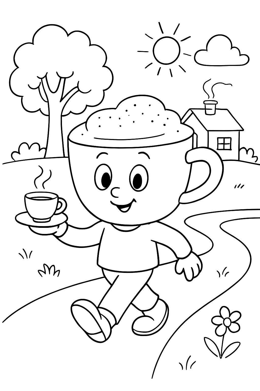 Capuccino Assassino para colorir 11