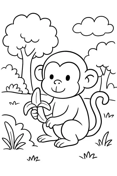 Bananas para colorir 13