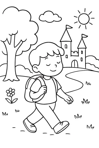 Castelos para colorir 11