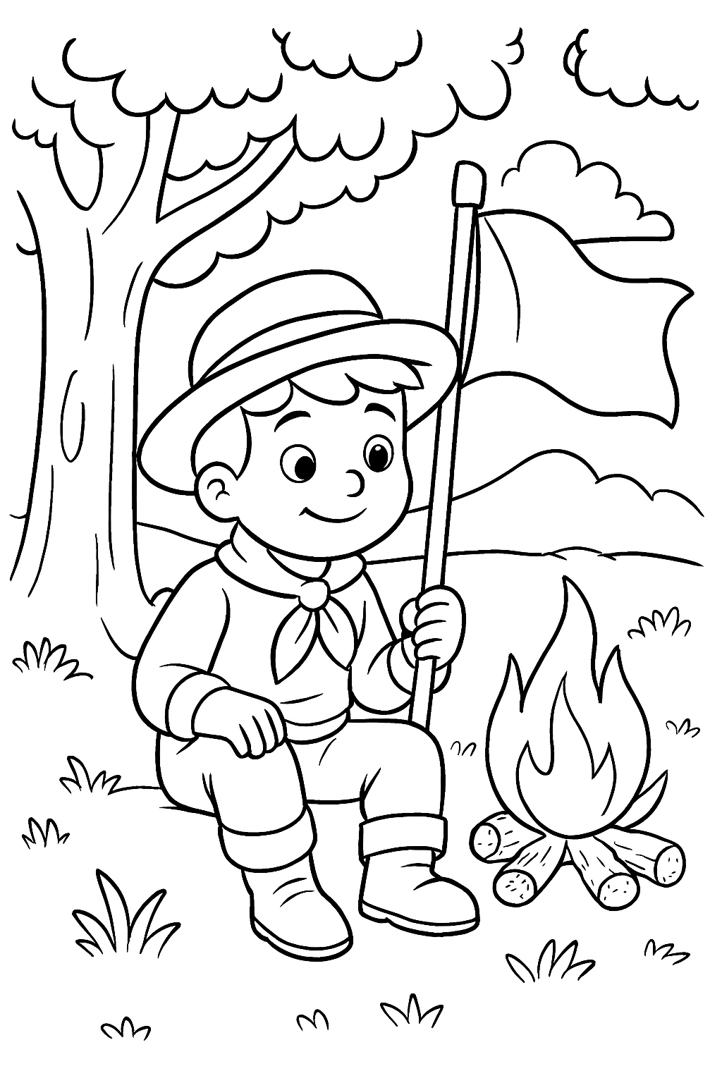 Bandeiras para colorir 05
