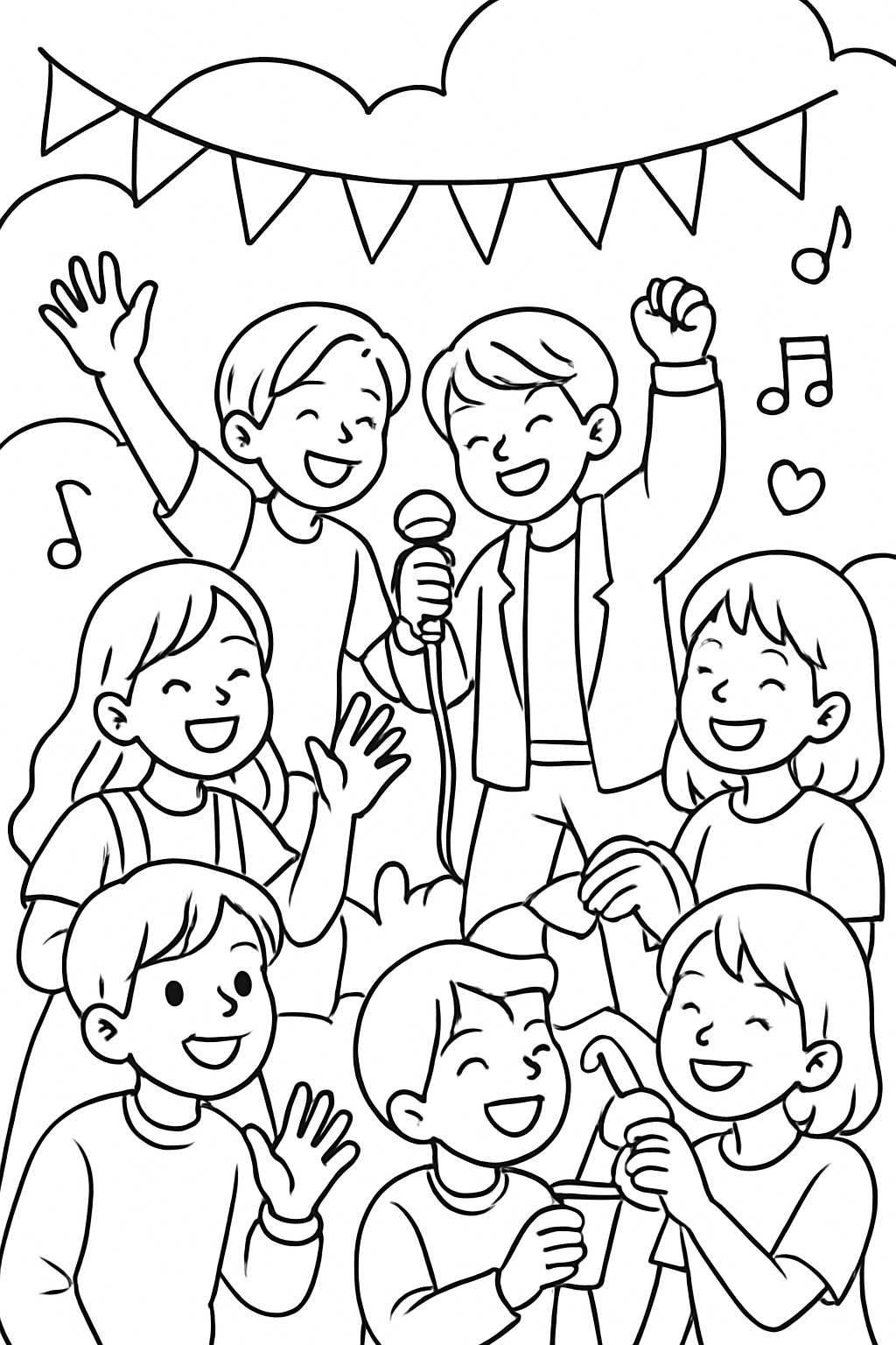 BTS para colorir 09