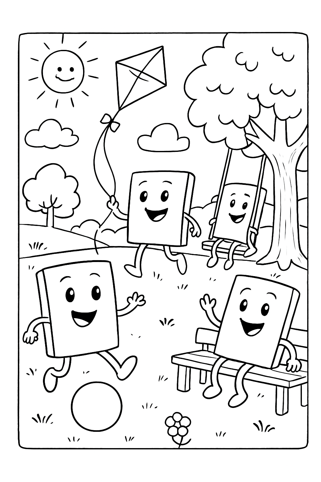 Bandeiras para colorir 03