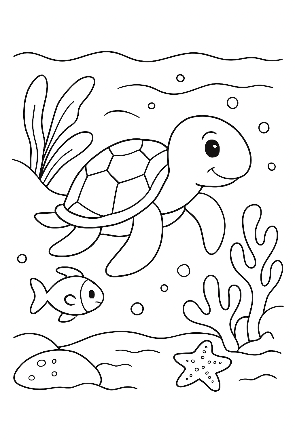 Animais Marinhos para colorir 04