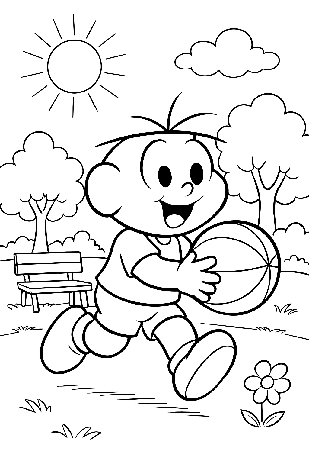 Cebolinha para colorir 14