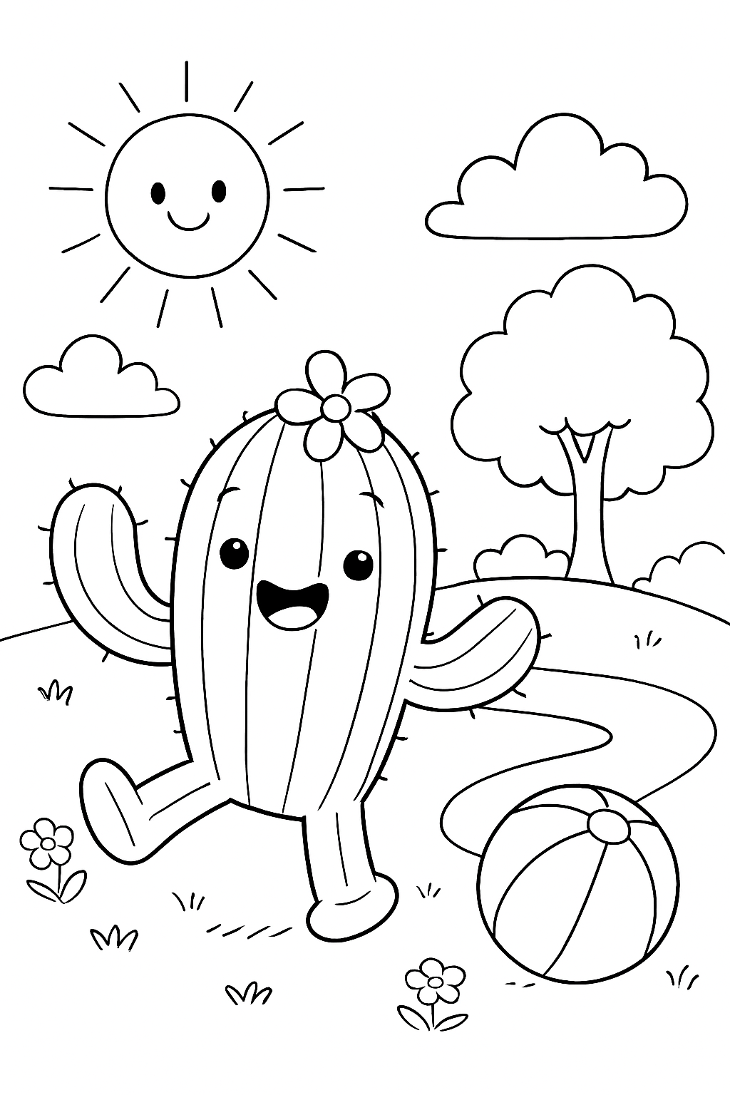 Cactos para colorir 14