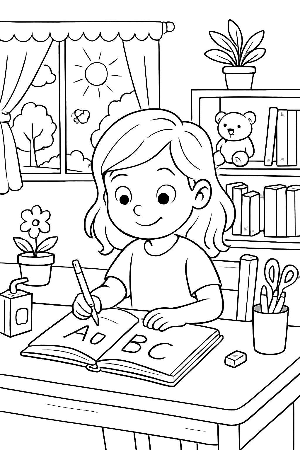 Alfabetização para colorir 11