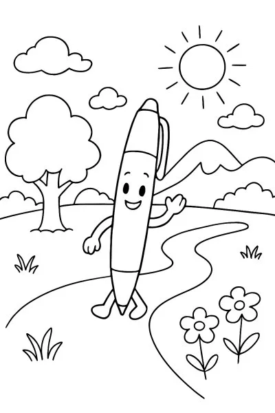 Caneta para colorir 10