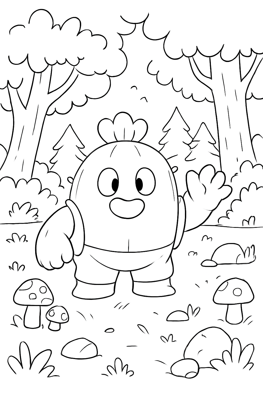 Brawl Stars para colorir 02