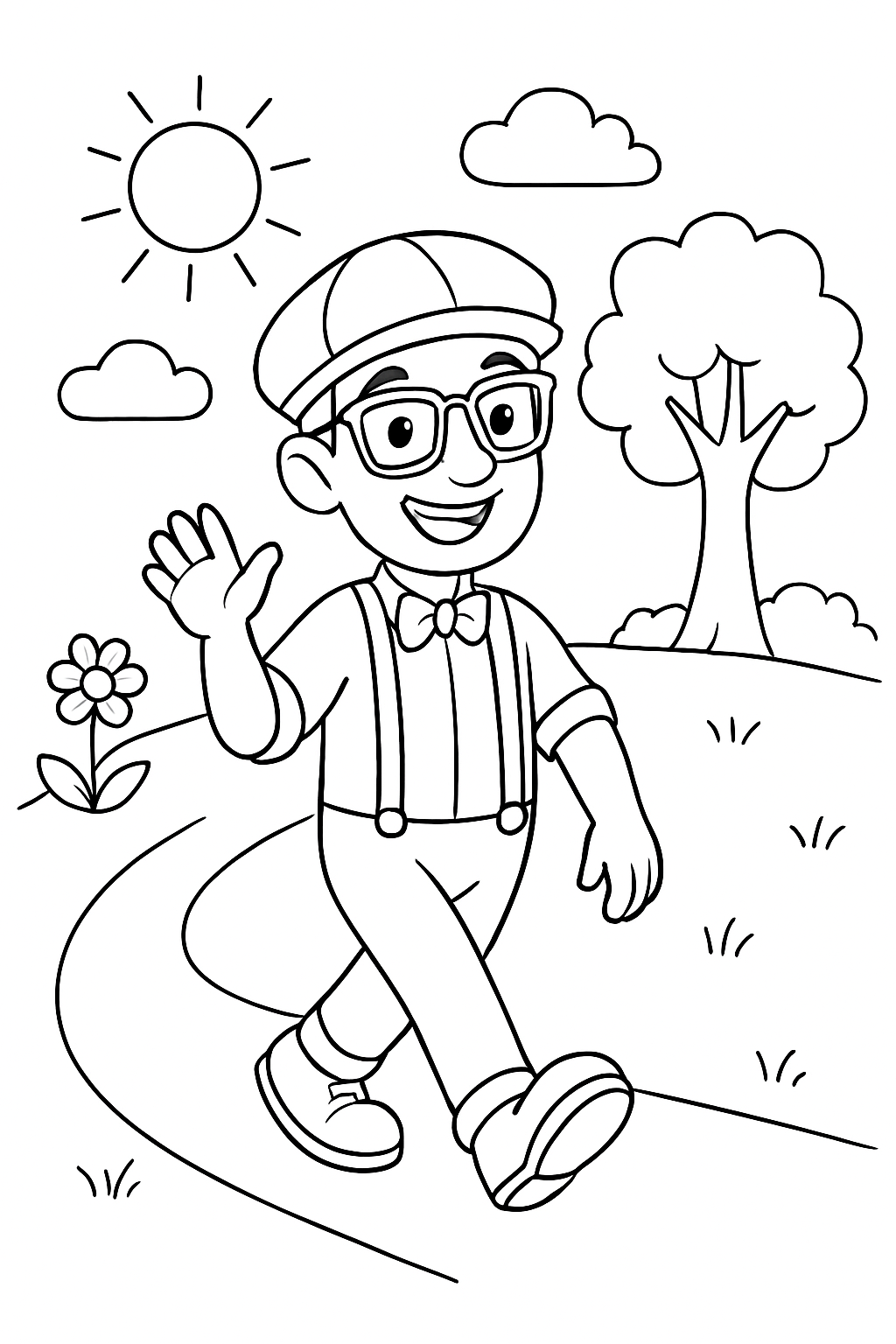 Blippi para colorir 11