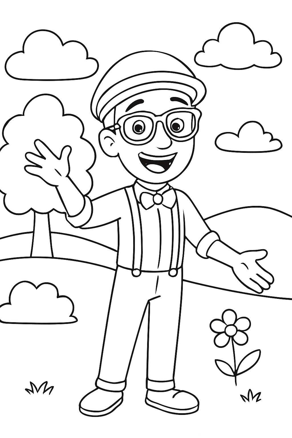 Blippi para colorir 08