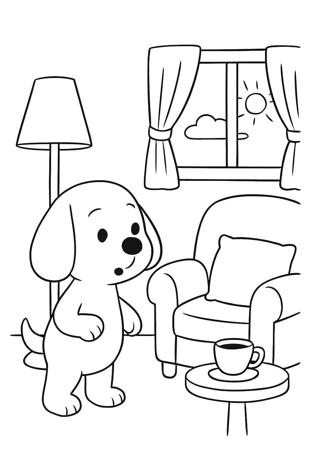 Bolo para colorir 04