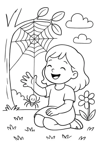 Aranhas para colorir 09