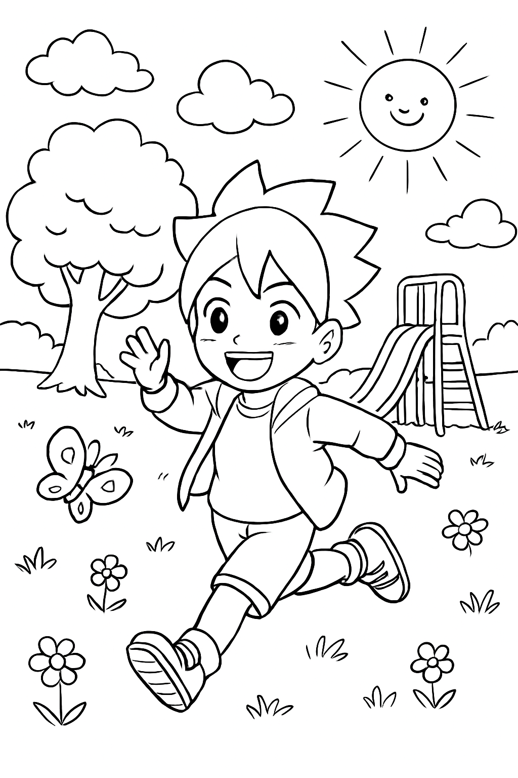 Boruto para colorir 03
