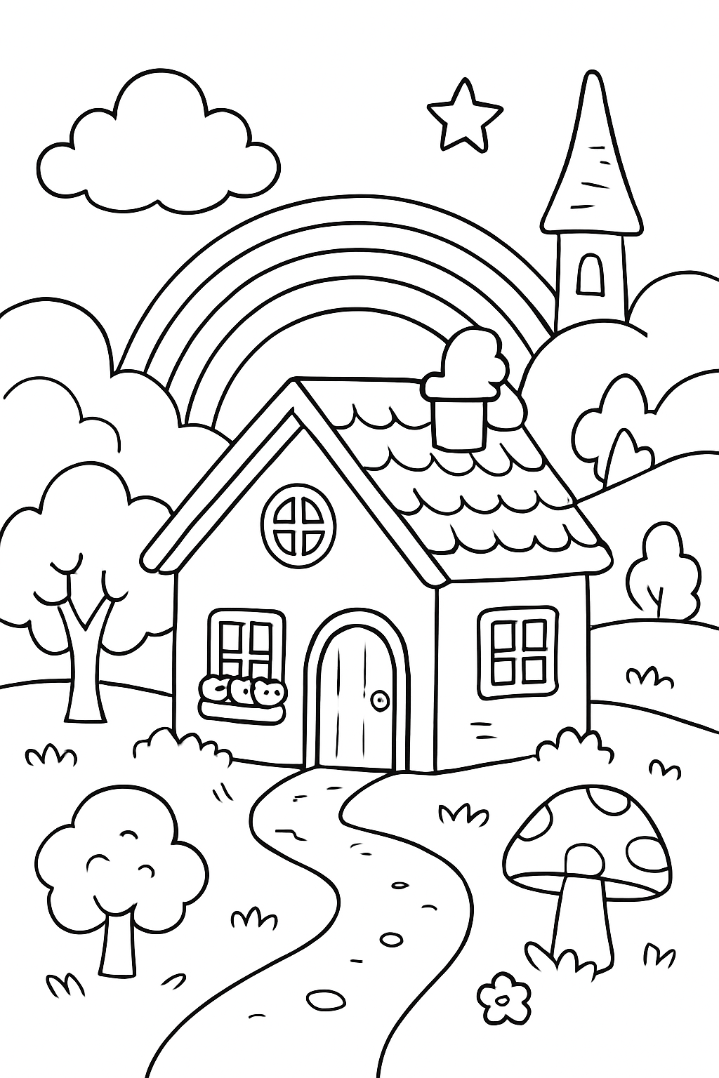 A Casa Mágica da Gabby para colorir 10