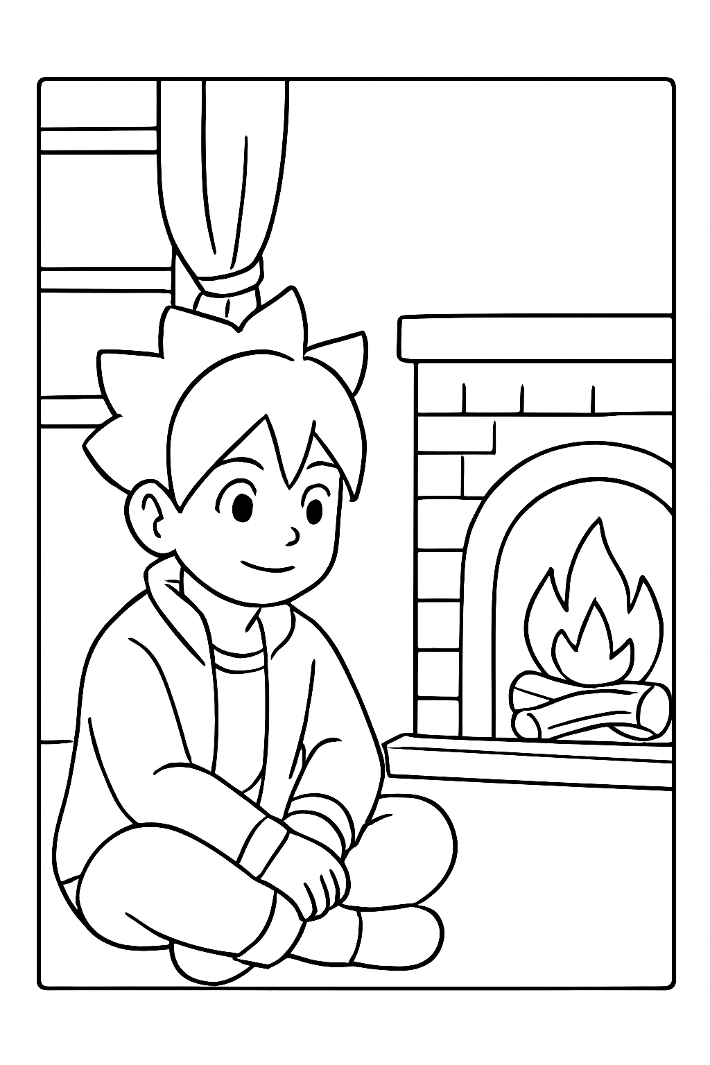 Boruto para colorir 04