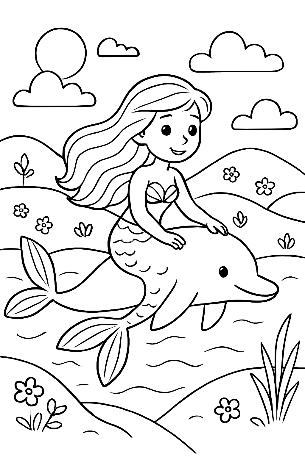 Ariel para colorir 06